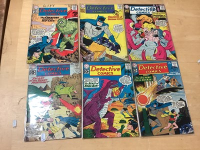 Lot 720 - Six Detective Comics DC Comics Circa 1961,...