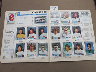 Lot 659 - Panini World Cup 78 Sticker Album, complete,...