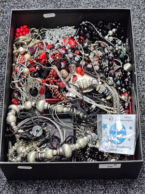 Lot 59 - An Assortment of Costume Jewellery, in hues of...
