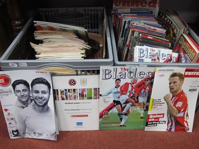 Lot 643 - Sheffield United Programmes, 1970 and later,...