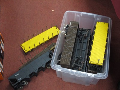 Lot 418 - Ten 'G' Gauge Unboxed Items of Bogie Rolling...