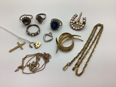 Lot 201 - Costume Jewellery, including dress rings,...