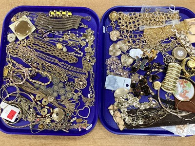 Lot 12 - An Assortment of Gilt Coloured Jewellery, to...