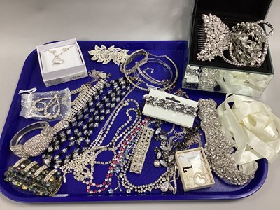 Lot 5 - An Assortment of Diamanté Set Jewellery, to...