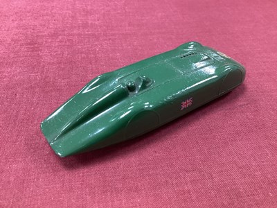 Lot 696 - A Dinky MG Record Car, overall excellent, green.