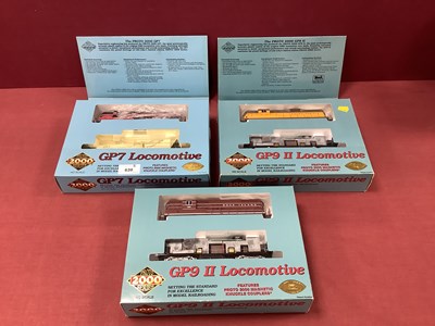 Lot 639 - Three Proto 2000 'HO' Gauge U.S.A Outline...