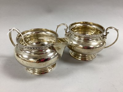 Lot 59 - A Hallmarked Silver Milk Jug and Twin Handled...