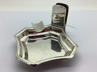 Lot 67 - Asprey London; A Hallmarked Silver Ashtray,...