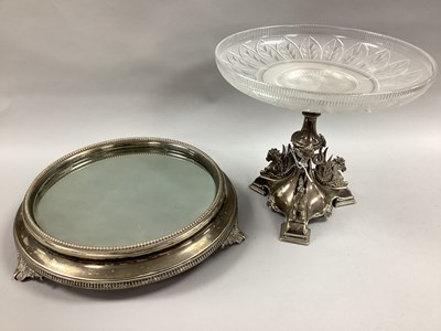 Lot 20 - A Victorian Plated Table Centrepiece and...