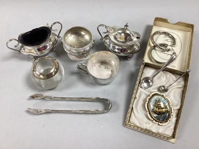 Lot 72 - A Victorian Hallmarked Silver Mounted Glass...