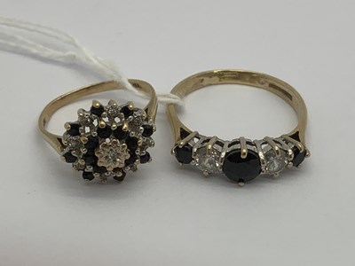 Lot 146 - A 9ct Gold Five Stone Ring, the garduated...