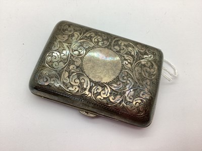 Lot 66 - A Hallmarked Silver Cigarette Case, Chester...