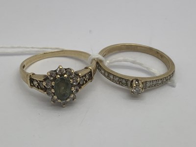 Lot 129 - A 9ct Gold Dainty Single Stone Diamond Ring,...