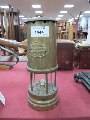 Lot 1444 - Miners Lamp, Ferndale Coal Colliery, in brass....