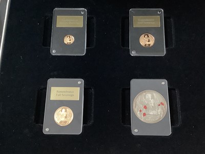 Lot 588 - The London Mint 2016 Remembrance Four Coin...