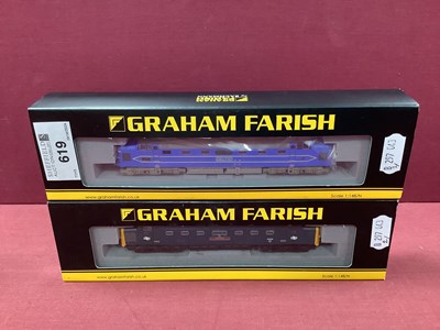 Lot 619 - Two Graham Farish 'N' Gauge/2mm Cased Co-Co...