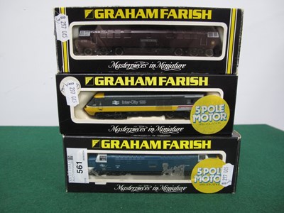 Lot 561 - Three Graham Farish 'N' Gauge/2mm Boxed Diesel...