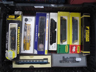 Lot 507 - Seven 'N' Gauge/2mm Boxed/Cased Locomotives,...