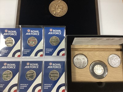 Lot 334 - Royal Dutch Mint Europe Remembers Silver Three...