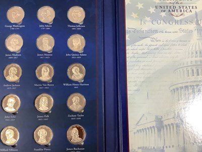 Lot 328 - The Presidents Of USA Complete Coin Collection,...