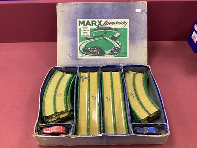 Lot 609 - A Mid XX Century Tinplate Clockwork "Speedway"...