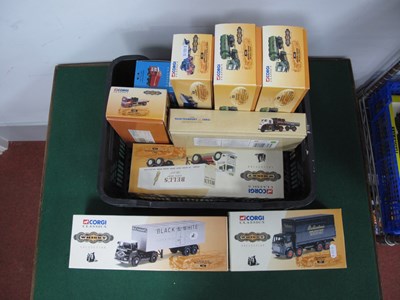 Lot 468 - Nine Corgi Diecast Model Commercial Vehicles...