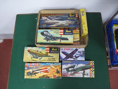 Lot 473 - Eight Plastic Model Aircraft, Weapon Kits by...