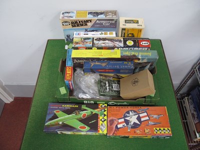 Lot 429 - Twelve Plastic Model Miltary Themed Kits by...