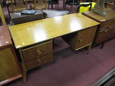 Lot 1624 - Meredew Golden Oak Desk Circa 1960's, two...