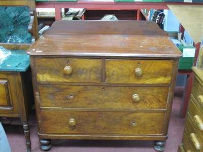 Lot 1568 - XIx Century Mahogany and Pine Straight Fronted...