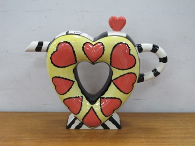 Lot 1256 - Lorna Bailey 'The Valentine' Teapot, limited...