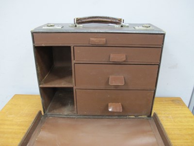 Lot 1437 - A Circa 1930's Leather Doctor's Case, with...