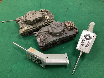 Lot 494 - Two Heng Long 1:30th Scale Radio Controlled RC...