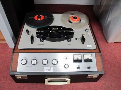 Lot 1482 - Brenell Reel to Reel Tap Recorder, (untested)