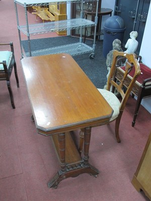 Lot 1580 - Late XIX Century Mahogany Side Table, with...