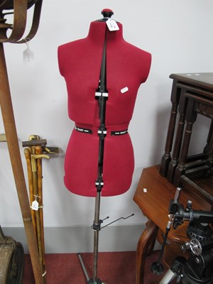 Lot 1155 - Adjustoform Mannequin, on tripod stand.