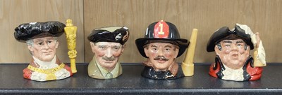 Lot 1262 - Royal Doulton Character Jugs 'The Fireman',...