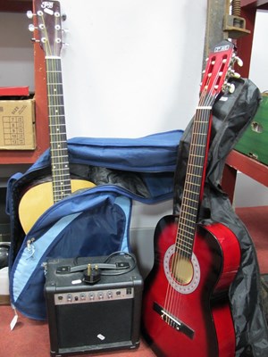 Lot 1058 - Tagg Guitar, model JAG-39-N, in soft case; a...