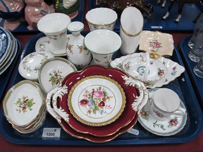 Lot 1205 - Wedgwood, Spode, Coalport, Shelley and Other...