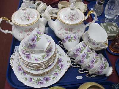 Lot 1178 - Royal Albert Victoria Rose Teapots, (second...