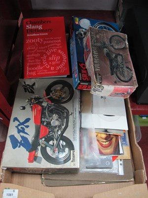 Lot 1081 - Amerang, Tamiya and Life Like Motorcycle Model...