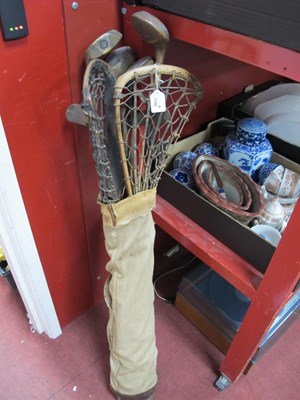 Lot 1096 - SixHiickory Shafted Golf Clubs - A. Fyfe, St...