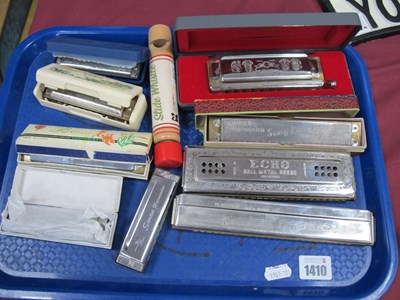 Lot 1410 - Harmonicas - Hohner 'Song Band', Scho x 2 'The...