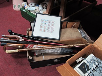 Lot 1134 - Shooting Stick, walking sticks, Rank Hylite...