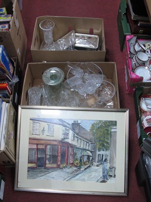 Lot 1064 - Quantity of Glassware, including decanter,...