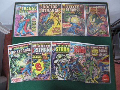 Lot 587 - Nine Marvel Comics Group Doctor Strange Comic...