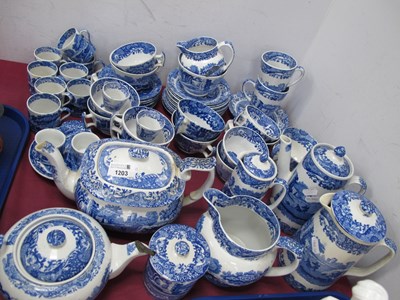 Lot 1203 - Copeland Italian Spode Tea and Table Ware, of...