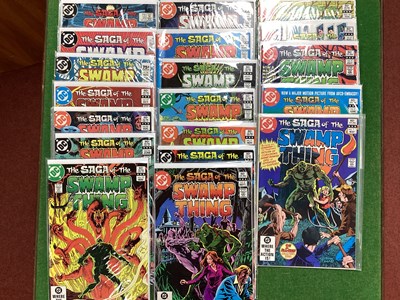 Lot 638 - Nineteen DC The Saga of The Swamp Thing Comic...