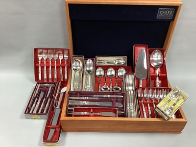 Lot 24 - Morning Star Pattern Community Plate Cutlery,...