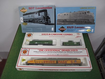 Lot 447 - Four 'HO' Gauge U.S.A Outline Diesel...